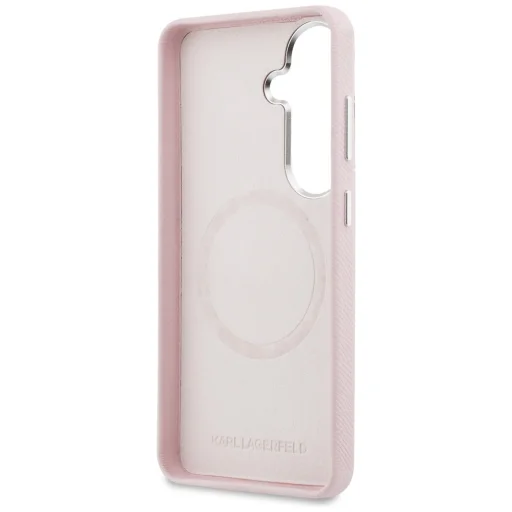 Samsung Galaxy S26 Karl Lagerfeld K kovové logo MagSafe puzdro ružové - 7