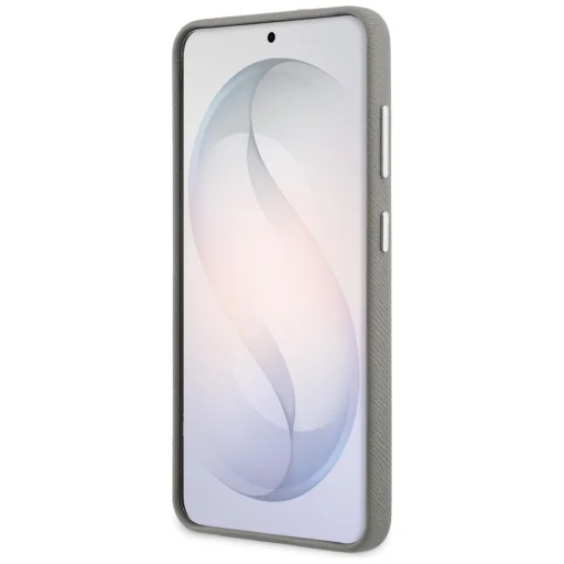 Samsung Galaxy S26 Karl Lagerfeld Saffiano Double Heads Metal ezüst tok - 5