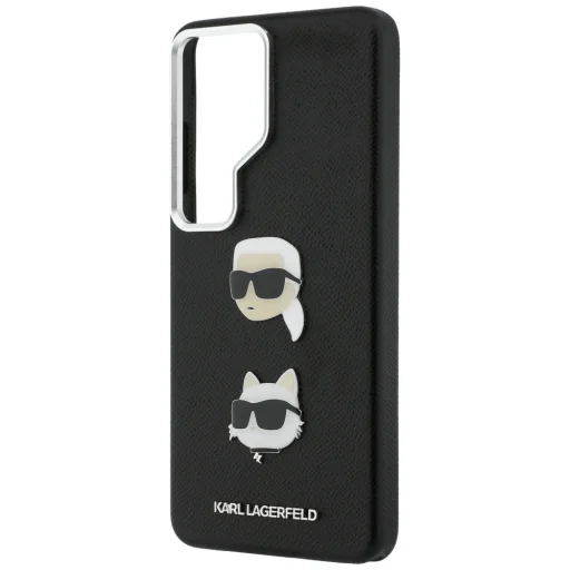Samsung Galaxy S26 Ultra Karl Lagerfeld Saffiano Double Heads Metal puzdro čierne - 6
