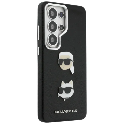 Samsung Galaxy S26 Ultra Karl Lagerfeld Saffiano Double Heads Metal puzdro čierne - 4