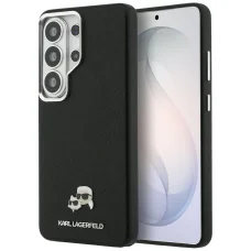 Samsung Galaxy S26 Ultra Karl Lagerfeld Saffiano KC Metal Logo puzdro čierne