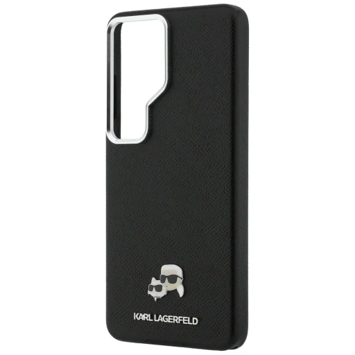 Samsung Galaxy S26 Ultra Karl Lagerfeld Saffiano KC Metal Logo puzdro čierne - 6