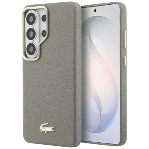 Samsung Galaxy S26 Ultra Lacoste Champs Elysees Gold Logo MagSafe puzdro taupe - 1