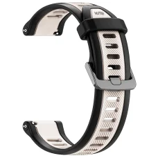 Techsuit - Remienok 18mm (W053) - Huawei Watch GT 4 (41mm)/W1/Honor Watch S1/Garmin Venu 2S/Vivoactive 4S - Béžový