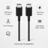 Samsung - Originálny dátový kábel (EP-DG980) - Type-C na Type-C Rýchle nabíjanie 3A, 25W, 1m - Čierny (Bulk balenie) thumbnail