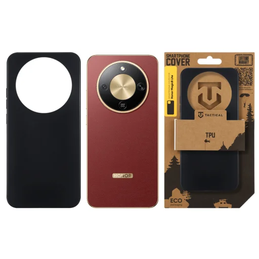 Tactical TPU Honor Magic8 Lite čierne puzdro - 4