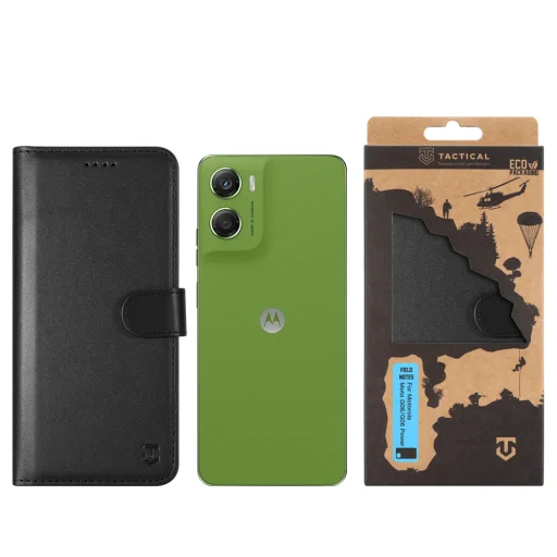 Tactical Field Notes flipové puzdro Motorola Moto G06/G06 Power čierne - 3