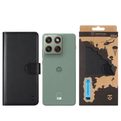 Tactical Field Notes Motorola Edge 70 puzdro - Čierne - 3
