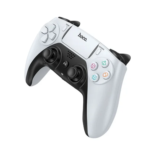 PS4 / PC Bezdrôtový gamepad Hoco GA1 biely - 4