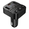 Hoco E87 bluetooth FM transmitter do auta USB A + USB C QC PD 35W čierny thumbnail