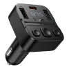 Hoco E87 bluetooth FM transmitter do auta USB A + USB C QC PD 35W čierny thumbnail
