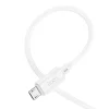 Hoco 2,4A 2 m Micro USB kábel biely thumbnail