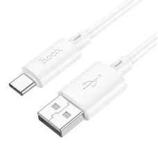 USB kábel Type-C Hoco 3A 2 m biely