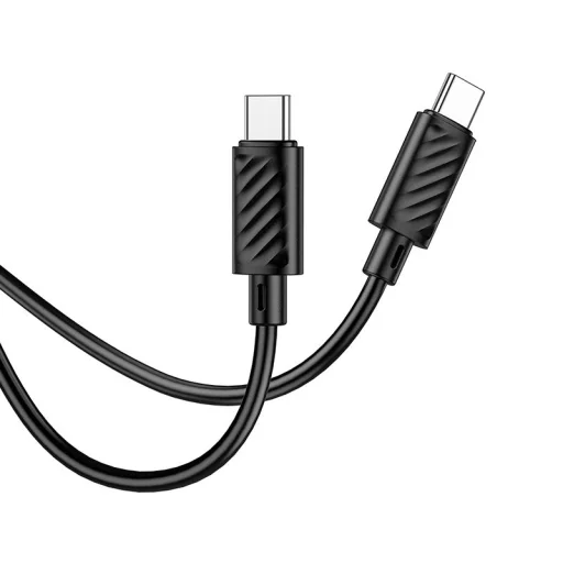 Čierny kábel USB-C na USB-C Hoco 3A 60W 2 m X88 - 2