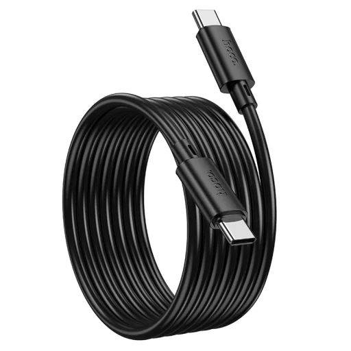 Čierny kábel USB-C na USB-C Hoco 3A 60W 2 m X88 - 3