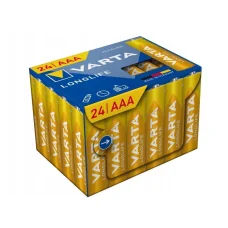 VARTA Longlife AAA alkalické batérie R3 (AAA) 24 ks