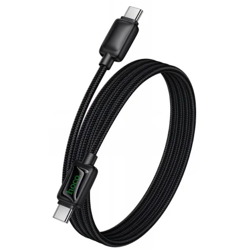 USB-C na USB-C kábel Hoco U146, 60W, 1.2m, čierny - 3