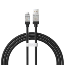 Baseus CoolPlay kábel USB-A na USB-C, 100W, 5A, 1m, čierny