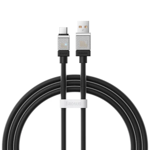 Baseus CoolPlay kábel USB-A na USB-C, 100W, 5A, 1m, čierny - 1