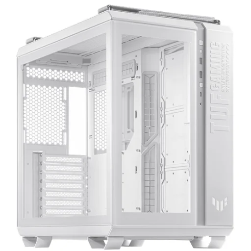 HÁZ Asus TUF Gaming GT502 - midi számítógépház - Fehér - 2