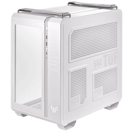 HÁZ Asus TUF Gaming GT502 - midi számítógépház - Fehér - 7