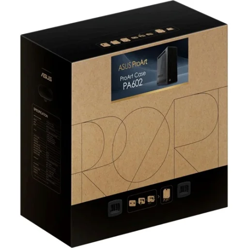 PC SKRINKA Asus ProArt PA602 E-ATX - midi počítačová skriňa - čierna - 8