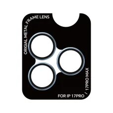 iPhone 17 Pro/17 Pro Max (3 kusy šošoviek) modré Rock tvrdené sklo séria Pure ochranné sklo na šošovky fotoaparátu