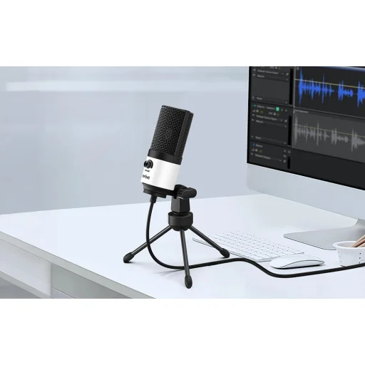 Fifine K669BW stúdió mikrofon (fehér) - 2