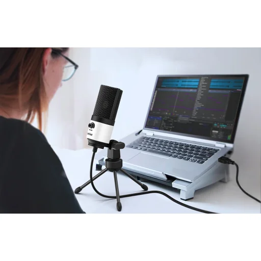 Fifine K669BW stúdió mikrofon (fehér) - 3