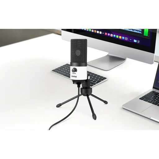 Fifine K669BW stúdió mikrofon (fehér) - 4