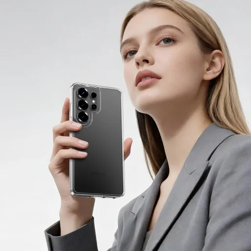 Samsung Galaxy S26 Plus puzdro Rock Crystal Transparentná séria priehľadné - 3