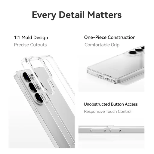 Samsung Galaxy S26 Plus puzdro Rock Crystal Transparentná séria priehľadné - 7