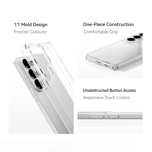  Samsung Galaxy S26 Ultra Rock Crystal Transparent sorozatú átlátszó tok - 8