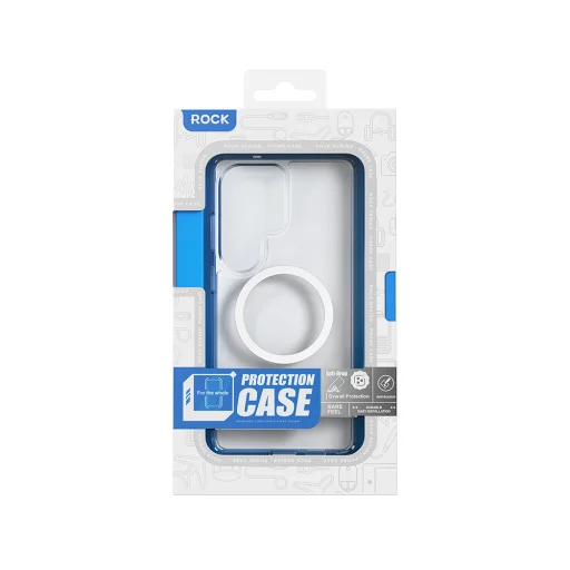 Samsung Galaxy S26 Plus Priehľadné magnetické puzdro zo série Rock Crystal, priehľadný kryt - 12