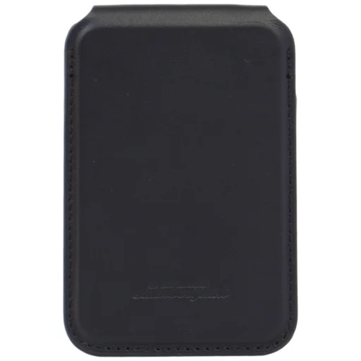 Lamborghini D1 magnetická peňaženka a držiak na telefón z pravej kože MagSafe zelená - 4