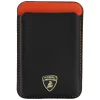 Lamborghini Urus D8 magnetická peňaženka z pravej kože MagSafe oranžová thumbnail