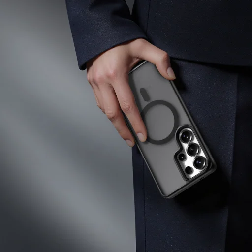 Samsung Galaxy S26 Ultra Čierne magnetické puzdro Rock Guard Touch Matte Series - 2