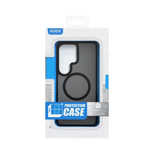 Samsung Galaxy S26 Ultra Čierne magnetické puzdro Rock Guard Touch Matte Series - 11