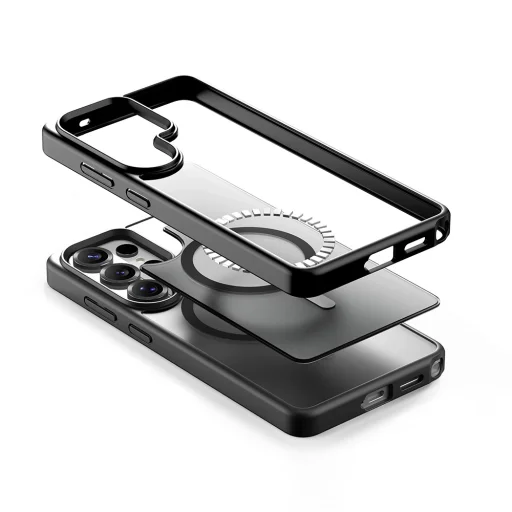 Samsung Galaxy S26 Ultra Čierne magnetické puzdro Rock Guard Touch Matte Series - 10