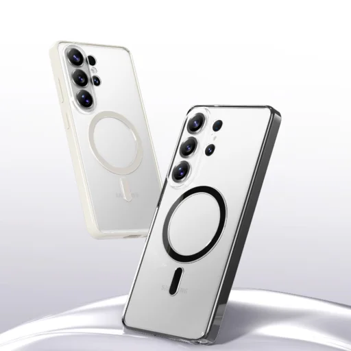 Magnetické puzdro Rock Crystal Armor Series pre Samsung Galaxy S26 Plus, čierne - 2