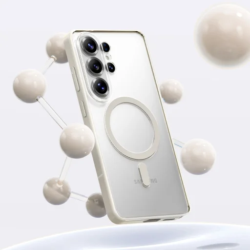 Magnetické puzdro Rock Crystal Armor Series pre Samsung Galaxy S26 Plus, čierne - 4