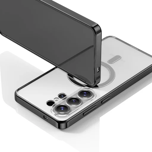 Magnetické puzdro Rock Crystal Armor Series pre Samsung Galaxy S26 Plus, čierne - 9