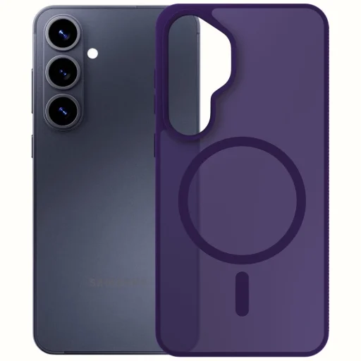 Samsung Galaxy S26 Plus puzdro 3MK Smoke MagCase dymovo fialové puzdro - 2