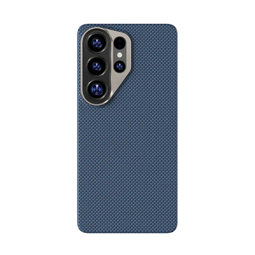 Samsung Galaxy S26 Ultra modré puzdro Benks Magnetické pancierové Odtieň Kevlar 1000D (B050) - 3