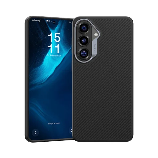 Samsung Galaxy S26 Plus čierne puzdro Benks Magnetic Armor Pro Kevlar s kovovým rámom 600D (G049) - 1