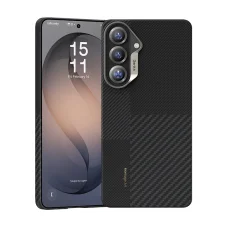 Samsung Galaxy S26 Plus čierne puzdro Benks Montage Magnetic Armor Air Kevlar kovový rám 600D+1500D (F049)