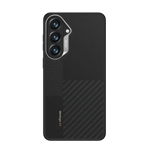 Samsung Galaxy S26 čierne puzdro Benks Montage Magnetické Armor Pro Kevlar Kovový rám 600D+1500D (L048) - 3