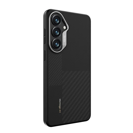 Samsung Galaxy S26 čierne puzdro Benks Montage Magnetické Armor Pro Kevlar Kovový rám 600D+1500D (L048) - 4