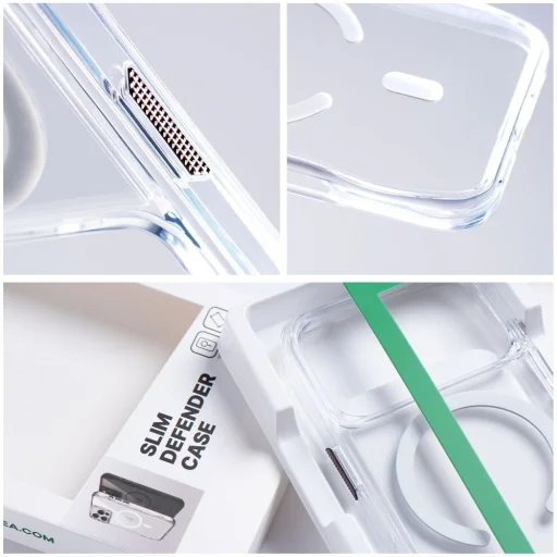 iPhone 17 Pro puzdro ROAR SLIM DEFENDER kompatibilné s MagSafe priesvitné puzdro - 8