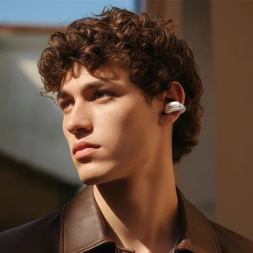 Acefast - Bezdrôtové slúchadlá Aceclip Pro (FA006) - OWS Stereo, BT 5.4, Duálne mikrofóny s potlačením hluku, 400mAh, IP55, Type-C - Čierne - 2